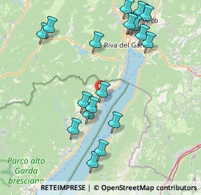 Mappa Via Campaldo, 25010 Limone Sul Garda BS, Italia (9.028)