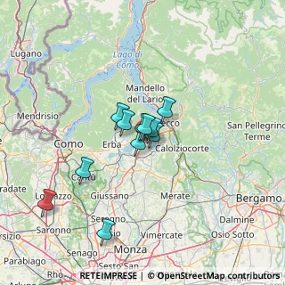 Mappa Via Marco D'Oggiono, 23867 Suello LC, Italia (9.32636)