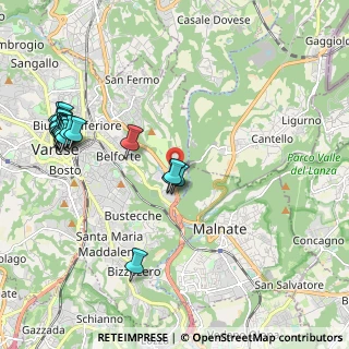 Mappa Via Ca' Bassa, 21100 Varese VA, Italia (2.44474)