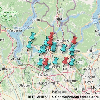Mappa Via Ca' Bassa, 21100 Varese VA, Italia (10.27)