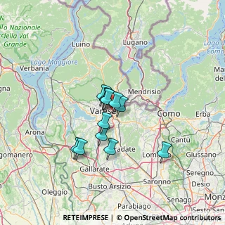 Mappa Via Ca' Bassa, 21100 Varese VA, Italia (8.9125)