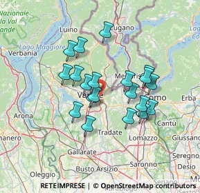 Mappa Via Ca' Bassa, 21100 Varese VA, Italia (11.2255)