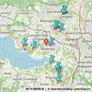 Mappa Via Eleonora Duse, 21100 Varese VA, Italia (2.1825)