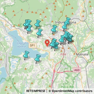 Mappa Via Eleonora Duse, 21100 Varese VA, Italia (3.47684)
