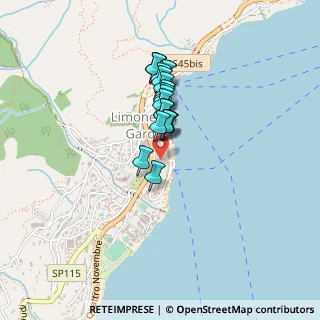 Mappa Via Lungolago Guglielmo Marconi, 25010 Limone Sul Garda BS, Italia (0.307)