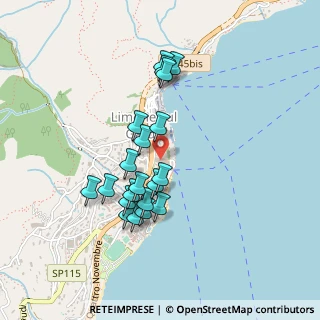 Mappa Via Lungolago Guglielmo Marconi, 25010 Limone Sul Garda BS, Italia (0.3925)