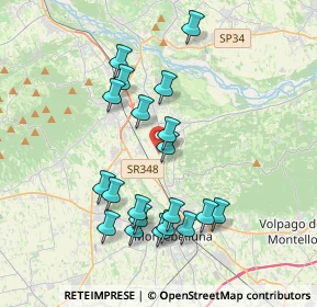 Mappa Via del Cristo, 31044 Montebelluna TV, Italia (3.652)