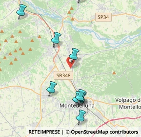 Mappa Via del Cristo, 31044 Montebelluna TV, Italia (4.95091)