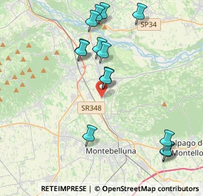 Mappa Via del Cristo, 31044 Montebelluna TV, Italia (4.23714)