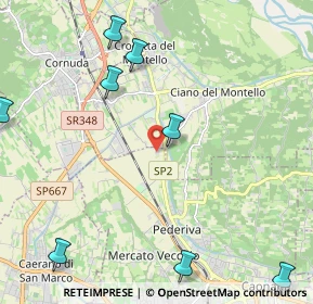 Mappa Via del Cristo, 31044 Montebelluna TV, Italia (3.32636)