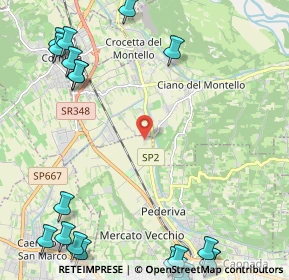 Mappa Via del Cristo, 31044 Montebelluna TV, Italia (3.4)