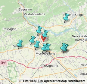 Mappa Via del Cristo, 31044 Montebelluna TV, Italia (5.78727)