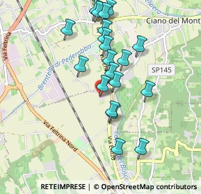 Mappa Via del Cristo, 31044 Montebelluna TV, Italia (0.881)