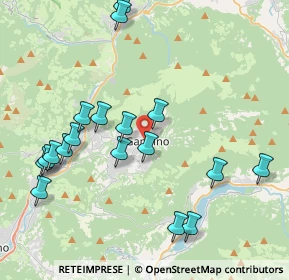 Mappa 24024 Gandino BG, Italia (4.39889)