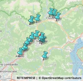 Mappa 24024 Gandino BG, Italia (6.04588)