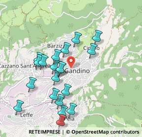 Mappa 24024 Gandino BG, Italia (0.9275)