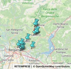 Mappa 24024 Gandino BG, Italia (11.53462)