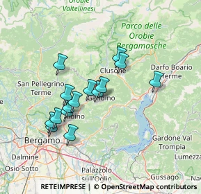 Mappa 24024 Gandino BG, Italia (12.06)