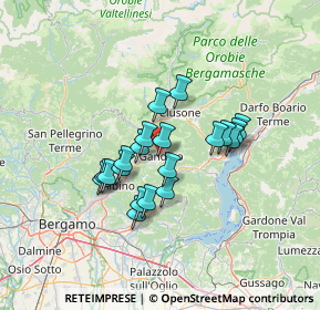 Mappa 24024 Gandino BG, Italia (10.288)