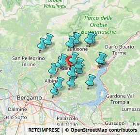 Mappa 24024 Gandino BG, Italia (9.416)