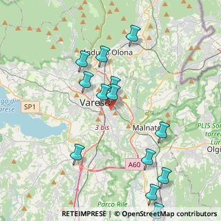 Mappa Via Monte Nevoso, 21100 Varese VA, Italia (4.34846)