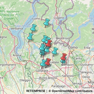 Mappa Via Monte Nevoso, 21100 Varese VA, Italia (10.28)