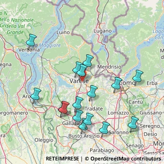 Mappa Via Monte Nevoso, 21100 Varese VA, Italia (16.5325)