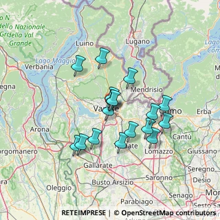 Mappa Via Monte Nevoso, 21100 Varese VA, Italia (11.48059)