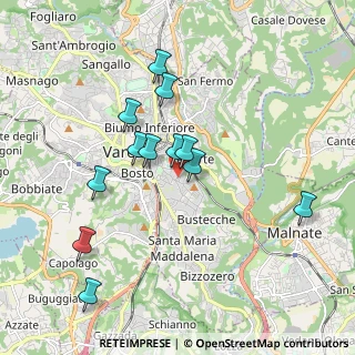 Mappa Via Monte Nevoso, 21100 Varese VA, Italia (1.72583)