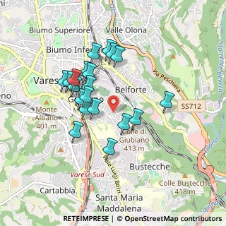 Mappa Via Monte Nevoso, 21100 Varese VA, Italia (0.7795)
