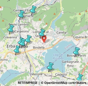 Mappa Via Biffi, 22030 Longone Al Segrino CO, Italia (2.87214)