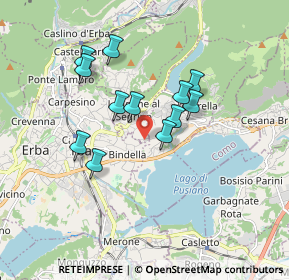 Mappa Via Biffi, 22030 Longone Al Segrino CO, Italia (1.43667)