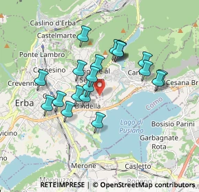 Mappa Via Biffi, 22030 Longone Al Segrino CO, Italia (1.5135)