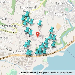 Mappa Via Biffi, 22030 Longone Al Segrino CO, Italia (0.45)