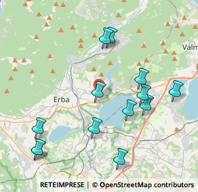 Mappa Via Biffi, 22030 Longone Al Segrino CO, Italia (4.32077)