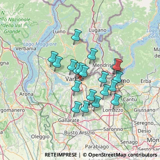 Mappa Via Friuli, 21100 Varese VA, Italia (11.0915)
