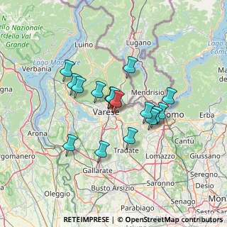 Mappa Via Friuli, 21100 Varese VA, Italia (10.93563)