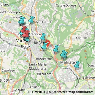 Mappa Via Friuli, 21100 Varese VA, Italia (2.17263)