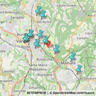Mappa Via Friuli, 21100 Varese VA, Italia (1.92)