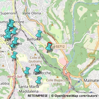 Mappa Via Friuli, 21100 Varese VA, Italia (1.5135)