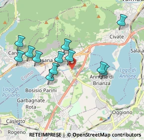 Mappa Via per Annone, 23861 Cesana Brianza LC, Italia (1.81)