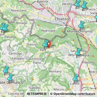 Mappa Via San Giovanni Battista, 22020 Colverde CO, Italia (3.73636)