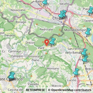 Mappa Via San Giovanni Battista, 22020 Colverde CO, Italia (3.59333)