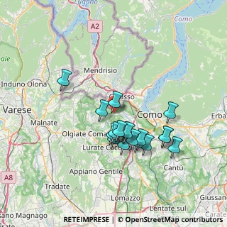 Mappa Via San Giovanni Battista, 22020 Colverde CO, Italia (6.22056)