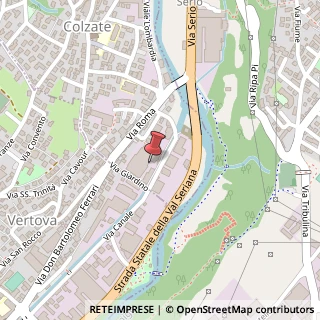 Mappa Via Luigi Rodigari, 10, 24020 Colzate, Bergamo (Lombardia)