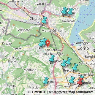Mappa Via E. Bignami, 22020 San Fermo della Battaglia CO, Italia (2.7875)