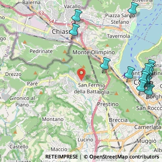 Mappa Via Enrico Bignami, 22020 San Fermo della Battaglia CO, Italia (3.06643)