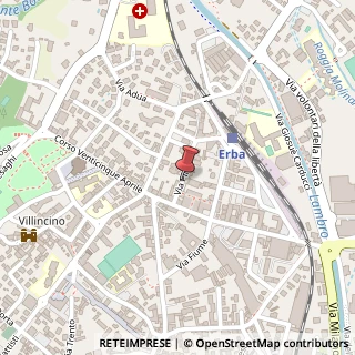 Mappa Via Plinio,  15, 22036 Erba, Como (Lombardia)