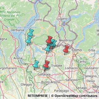 Mappa Via Guido Rossa, 21100 Varese VA, Italia (9.3)
