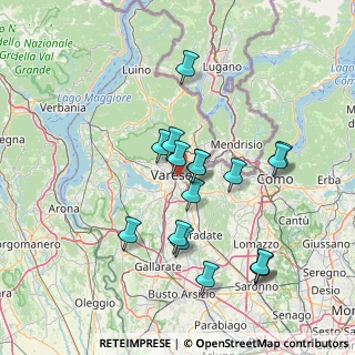Mappa Via Guido Rossa, 21100 Varese VA, Italia (13.85235)